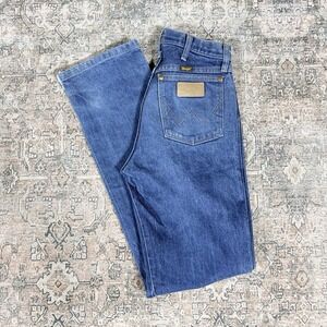 Wrangler 13mwz Jeans Size 29x34 Blue Made In Mexico